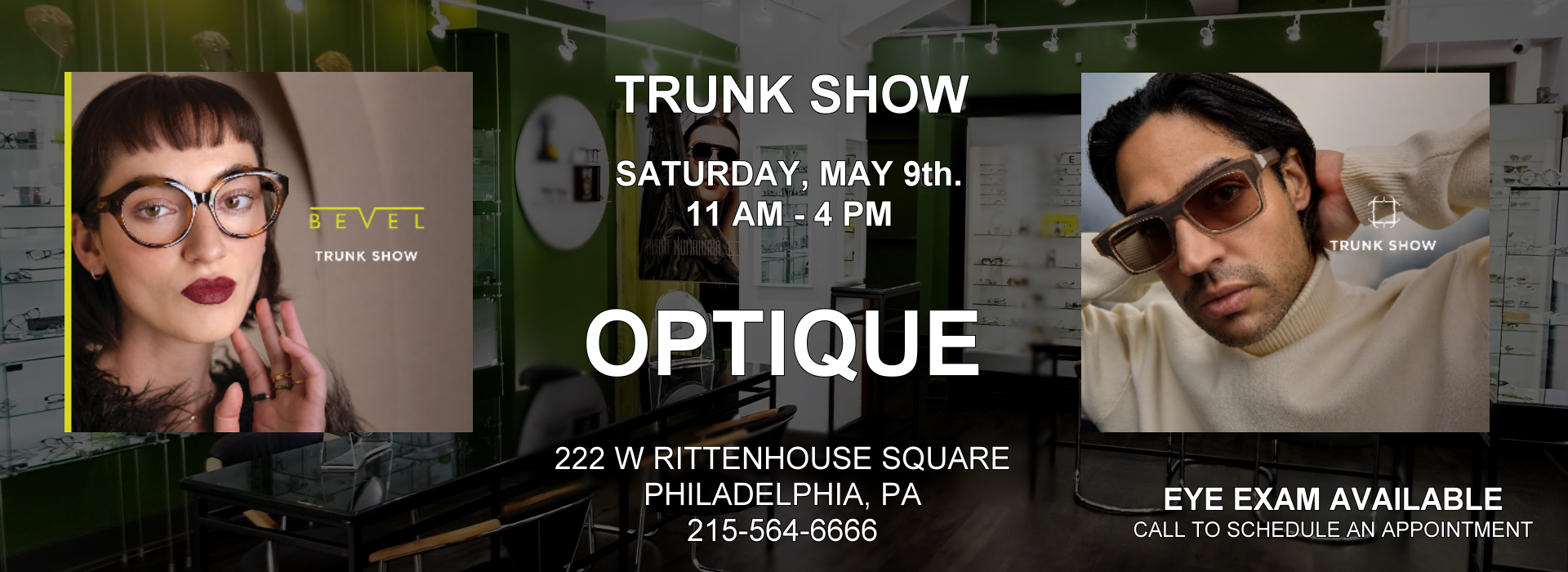 PHILADELPHIA'S MOST EXQUISITE DESIGNER EYEWEAR